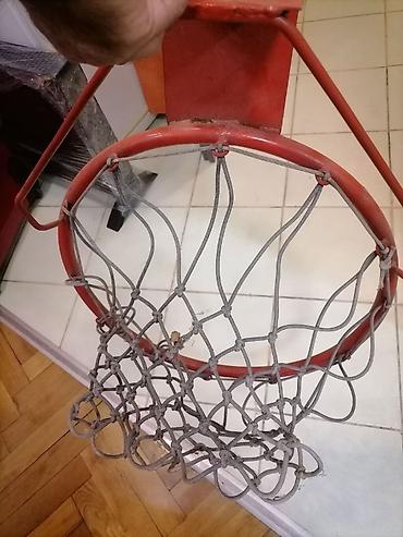 Ostali proizvodi za sport i razonodu: Koš Obruč sa mrežicom kao nov je
 Mirjevo — 8