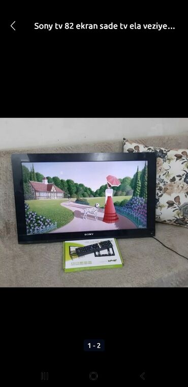 Televizorlar: Televizor Sony LCD 32" FHD (1920x1080), Ödənişli çatdırılma