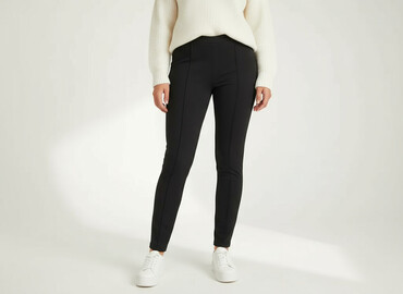 prążkowane legginsy damskie: Beloved, Leggings Elegant for women, size M
