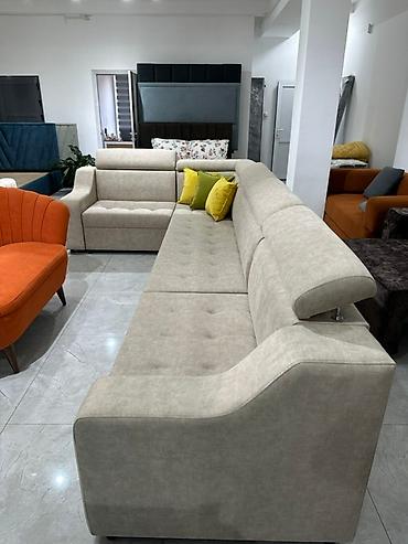 sofa: Просторный модульный угловой диван с раскладным механизмом — 6