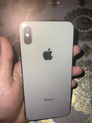 Apple iPhone: IPhone Xs Max, 64 GB, Qızılı, Simsiz şarj, Face ID