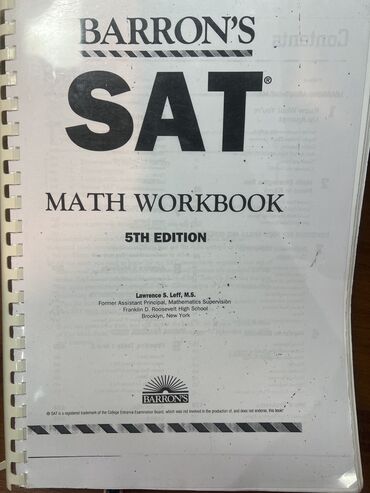 iphone 6 satın al: Barron’s SAT / Math Workbook