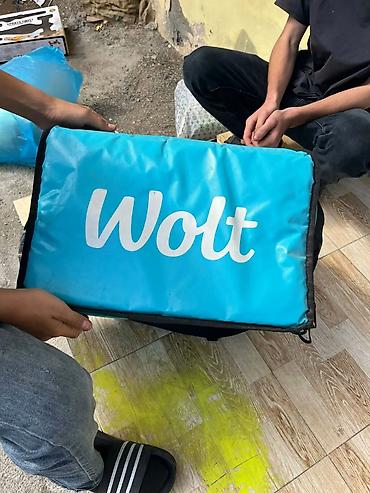 Wolt brendli izotermik çatdırılma çantası tezedi isdenmiyib tecili