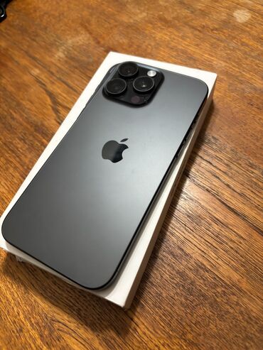 айфон 11 про макс купить бу: IPhone 16 Pro Max, Колдонулган, 256 ГБ, Black Titanium, Заряддоочу түзүлүш, Коргоочу айнек, Каптама, 100 %