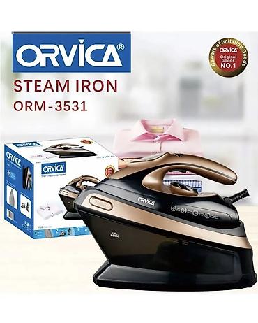 парогенеротор: 🔥 УТЮГ С ПАРОГЕНЕРАТОРОМ ORVICA ORM-— 7 500 СОМ ✨ Глажка быстрее — 6