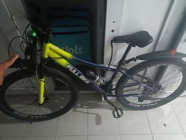 Velosipedlər: MTB tipli “FULL BIKE” velosiped - Rəng: sarı–tünd mavi qradient - — 2