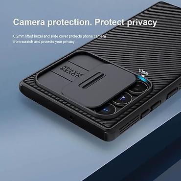 Maske i futrole za telefone: Maska Nillkin CamShield Pro za Samsung Galaxy S22 Ultra plava. Uz brzu — 7