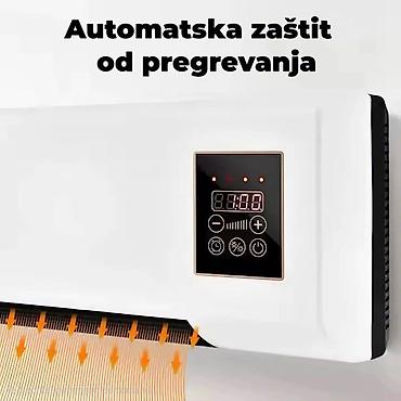 Kaloriferi: Zidna grejalica 2u1 - Grejanje i hlađenje sa šipkom za sušenje — 5