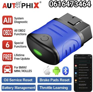 prekrivac za auto protiv leda: AUTOPHIX 3910 Bluetooth BMW/MINI/Rolls Royce IOS/Android Novo -