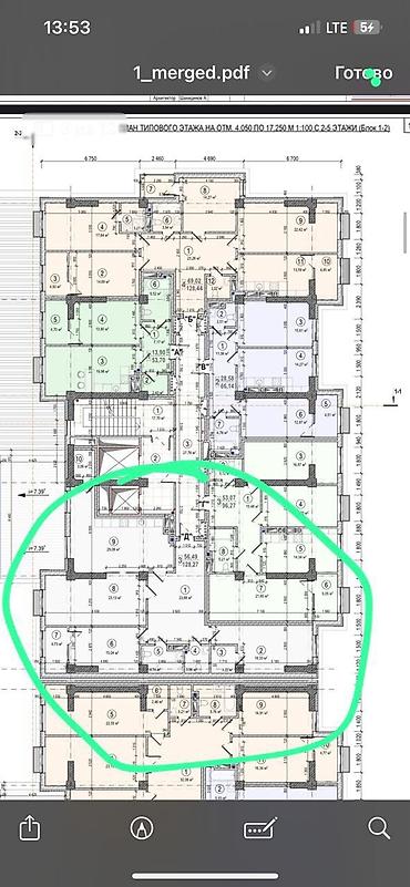 Продажа квартир: 3 комнаты, 132 м², Элитка, 6 этаж, Готовая ПСО (под самоотделку) — 2