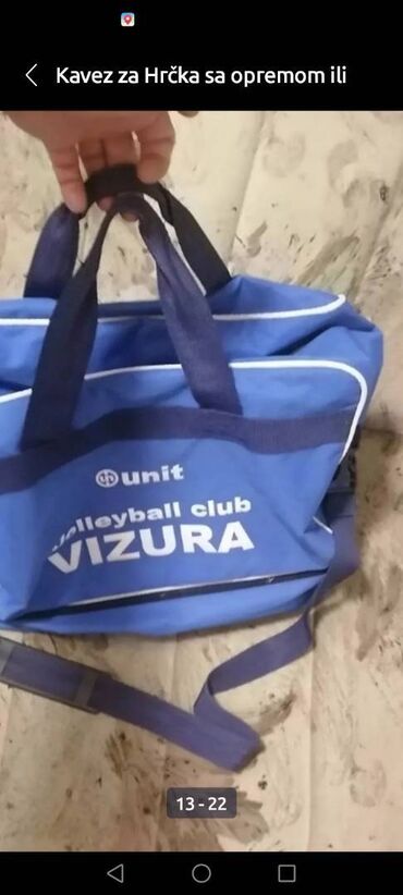 Sportske torbe i rančevi: Sportska torba – Volleyball Club Vizura - Tip: velika sportska/putna — 1