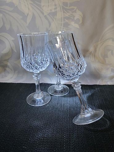 Čaše: Case kristal za vino d,argues francuske iz 80ih.god. Case kristal za — 5