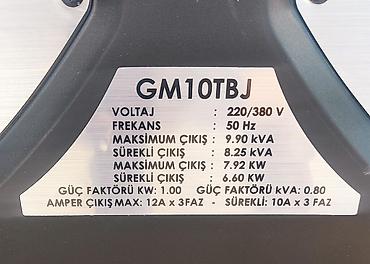 benzin generator: Yeni 10 kva 3 faza yeni benzin generator. Turkiye istehsalidir — 5