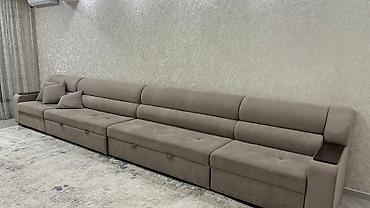 sofa: Модульный диван, Б/у — 2