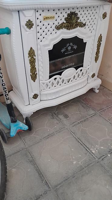 i̇ran peç: BEHKARAN dekorativ elektrik kamin - Brend: Behkaran - Rəng: ağ — 1