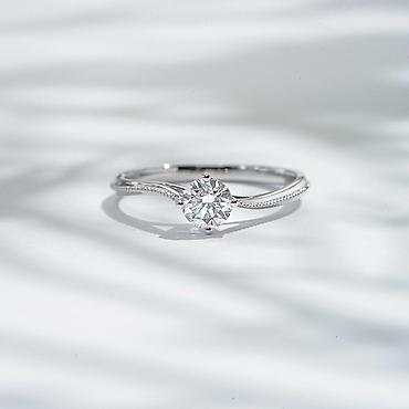 Үлпөт көйнөктөрү жана аксессуарлар: 💍 Кольцо из белого золота 750 пробы с лабораторным бриллиантом • — 2