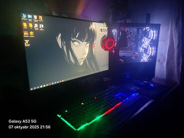 Kompüter ehtiyyat hissələri: Ekran karti: Rx 480 8gb ram Processor: i7 3770 3.4gh Ram:16 gb Ana