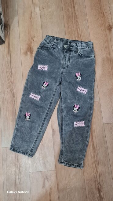 детские джинсы: Джинсы и брюки, цвет - Серый, Б/у