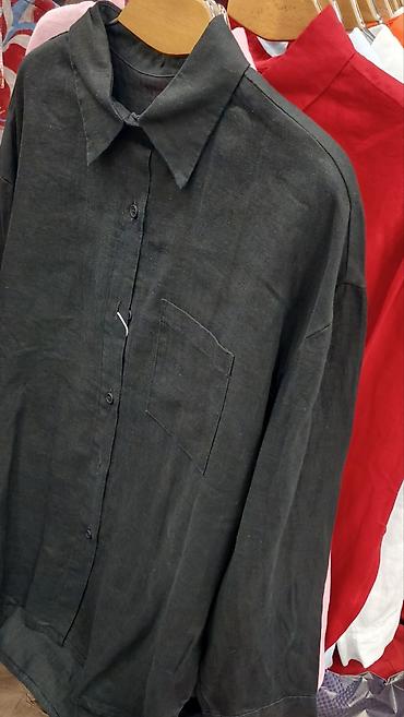 Köynək və bluzalar: Льняные рубашки. Оверсайз модель на M-L-XL. НОВЫЕ с этикетками. Цвета — 13