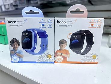 Детские умные часы HOCO Children Care — модели Y106 (синий) и Y108