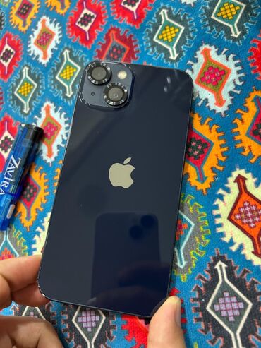 i̇pone 14: IPhone 13, 128 GB, Midnight, Simsiz şarj, Face ID