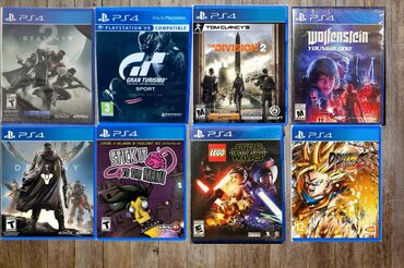 pileteler: PS4 oyun disk kolleksiyası Şəkillərdə göstərilən rəsmi PS4 Blu‑ray