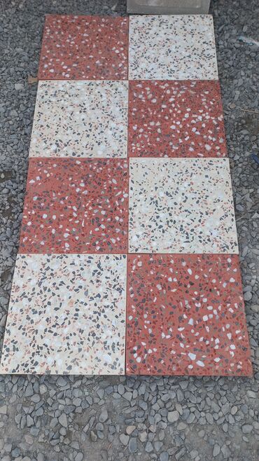 Beton plitələr: Məhsul: Kafel/daş döşəmə plitələri (mozaik daş çınqıllı dizayn) - — 15
