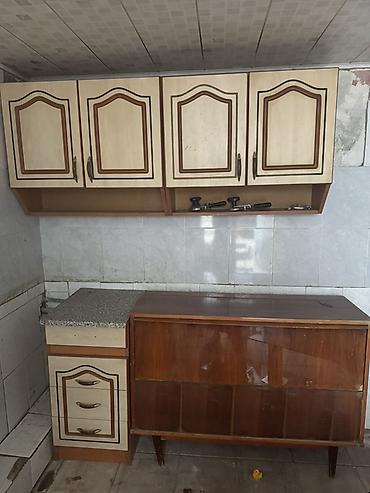 metbex dolablari: Mətbəx dolabı dəsti - Üst dolablar: 4 qapılı asma modul, alt — 2