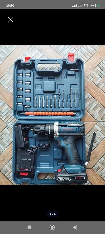 nabor desti: Bosch 36V Li-ion akkumulyatorlu dəst: zərbəli və burğu funksiyalı — 1