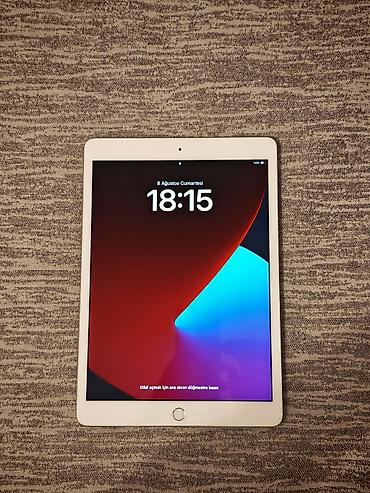 mini ipad: Apple iPad (gümüş rəng) - 9.7" Retina ekran, ön paneldə Touch ID ana — 1