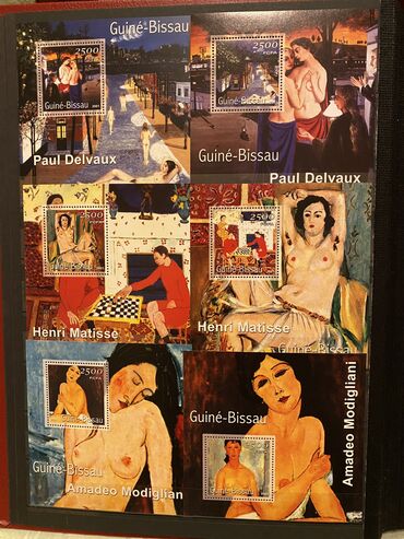 Markalar: Tək tək markalar 1 manat, bloklar 6 manat — 13