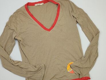 brązowe bluzki damskie z krótkim rękawem: Bluzka Damska, Reserved, S, stan - Dobry