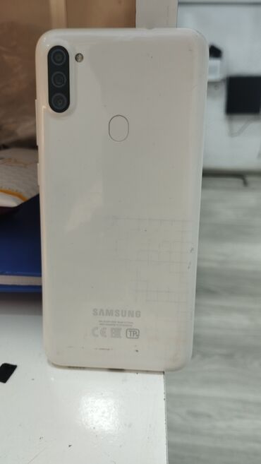 galaxy a11: Samsung Galaxy A11, 32 GB, rəng - Ağ, Barmaq izi