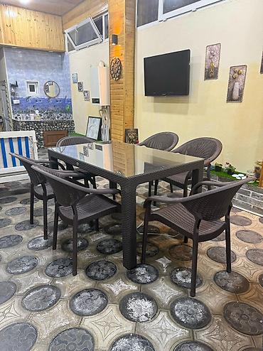 Bağ, çöl masa və oturacaq dəstləri: Yeni, Dördbucaq masa, 6 stul, Açılan, Stullar ilə, Plastik, Türkiyə -da lalafo.az — 5 Bağ, çöl masa və oturacaq dəstləri: Yeni, Dördbucaq masa, 6 stul, Açılan, Stullar ilə, Plastik, Türkiyə — 5