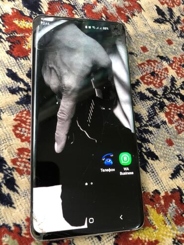 ekran samsung s10: Samsung Galaxy S10, 128 ГБ, цвет - Серый, Битый, Сенсорный, Отпечаток пальца