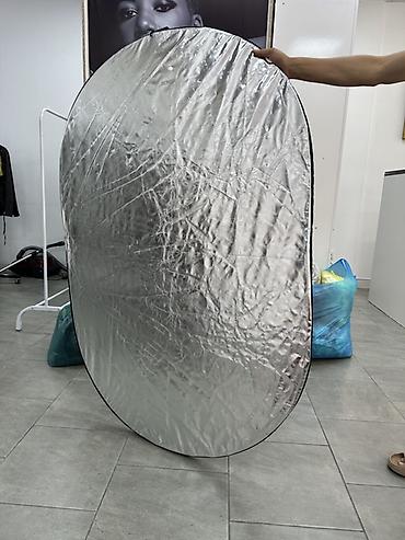 держатель для фона: Складной фотоотражатель 5-в-1, овальный - Размер: крупный овальный — 3