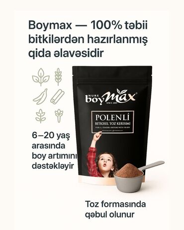 uşaq batutu bestway: Boy Uzadıcı qida əlavəsi Boymax 🟢 Boymax — Boy uzanmasını dəstəkləyən