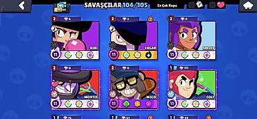 hanı: Məhsul: Brawl Stars oyun hesabı Xüsusiyyətlər: - Kupa yolu: 98,499 — 9