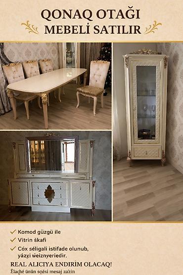 mebel materialı: Qonaq otağı mebel dəsti və TV stendi Tərkibi və xüsusiyyətləri: - — 1