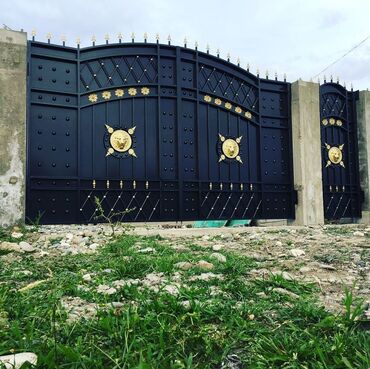 Həyət darvazaları: Metal EN MMC olaraq istədiyiniz forma və ölçüde demir işlerinin -da lalafo.az — 18 Həyət darvazaları: Metal EN MMC olaraq istədiyiniz forma və ölçüde demir işlerinin — 18