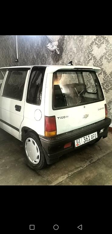 тико кузуп: Daewoo Tico: 1996 г., 0.8 л, Кол менен иштөөчү, Бензин, Хетчбек — 4