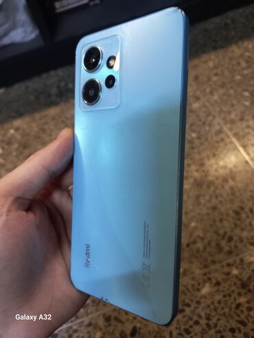 чехол для xiaomi: Xiaomi 12, 128 GB, rəng - Göy, 
 Sensor, Barmaq izi, İki sim kartlı