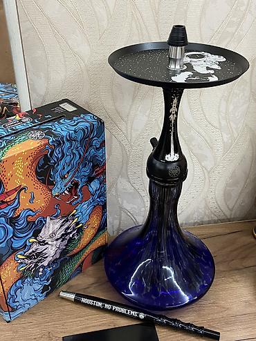 qelyan caska: Nargilə dəsti – Original Alpha X Hookah tematik dizayn Paslanmaz — 1