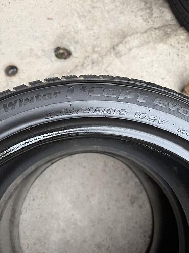 Шины: Шины 275 / 40 / R 19, Зима, Б/у, Комплект, Легковые, Корея, Hankook — 4