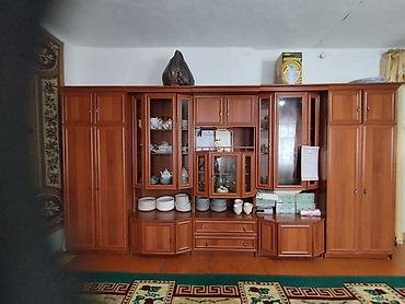 Стенки-шкафы: Стенка-шкаф, Тип стенки-шкафа: Модульная, Для зала, Б/у, Особенности: Для хранения посуды — 2
