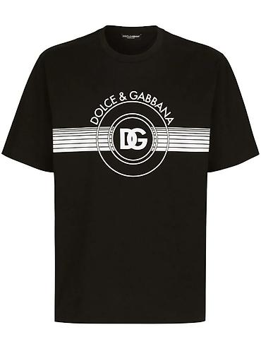 Футболки: Мужская футболка, S, M, L, Dolce & Gabbana, Б/у, цвет - Черный — 1