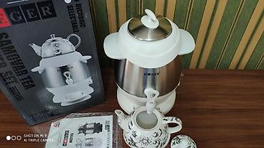 miss samovar: Samovar elektrik samovar Heager 1350 watt Güc 6 litr tutumlu Paslanmaz — 5