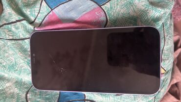 айфон 12 цена ош: IPhone 12, Колдонулган, 64 ГБ, Deep Purple, Кабель, Каптама, 100 %