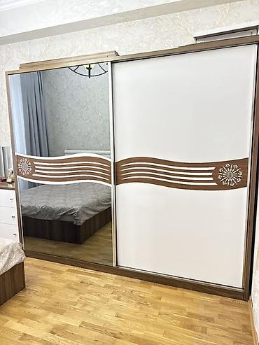 yataq taxdi: Yataq otağı mebel dəsti - Şkaf: sürgülü qapılı, bir qapı tam güzgülü — 3