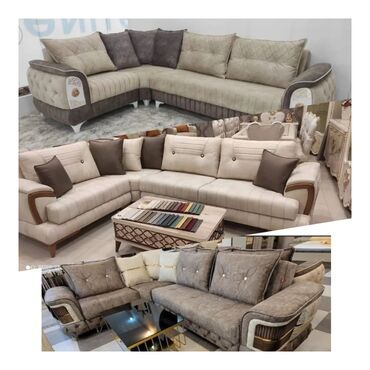 Divan və kreslo dəstləri: Künc divan, Pufik, Bazasız, Açılmayan — 30